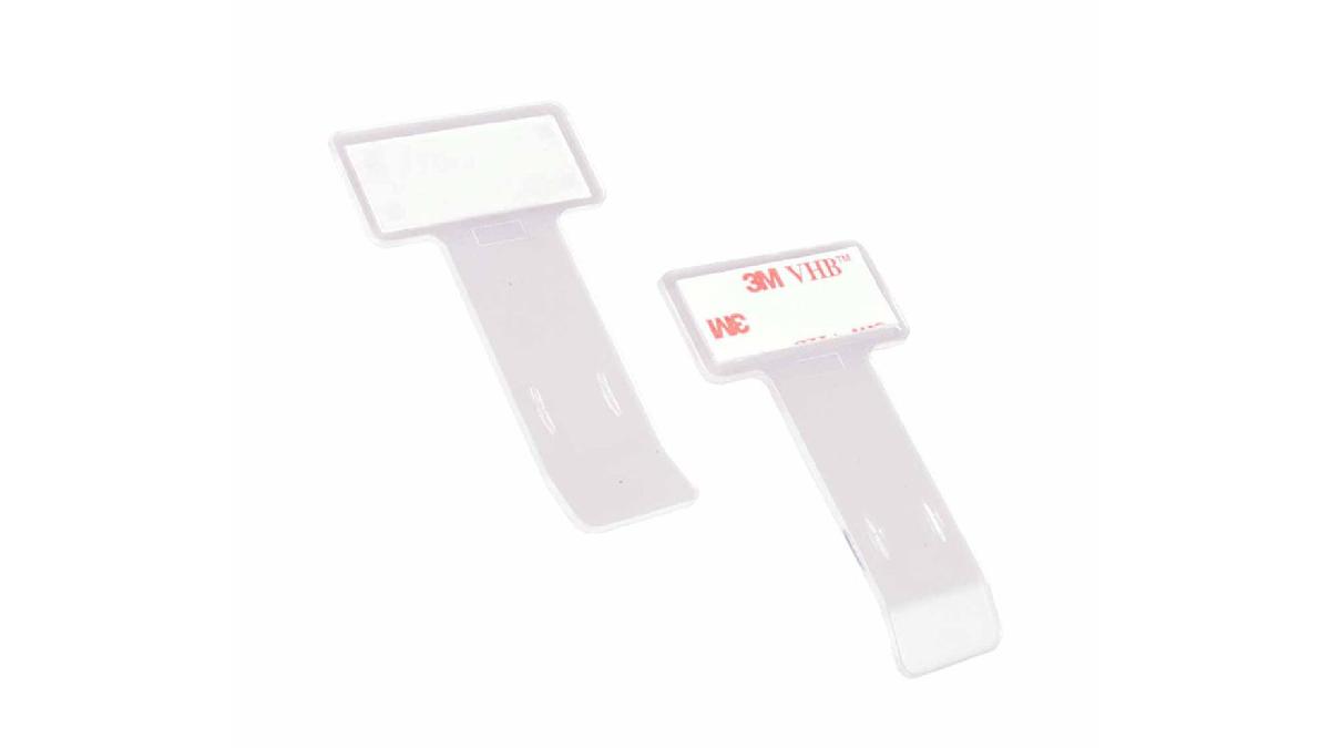 Clip+universel+pour+tickets%2Fcarte+bancaire%2Fsupport+de+carte+de+stationnement+75x40x2mm+-+Auto-adh%C3%A9sif+-+Set+de+2+pi%C3%A8ces